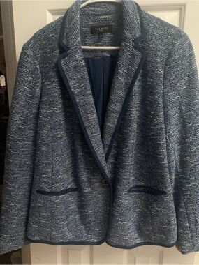 TALBOTS BLUE BLAZER